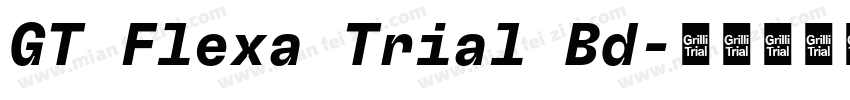GT Flexa Trial Bd字体转换